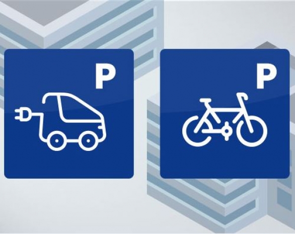 Stationnement de vélos - Bornes de recharges pour véhicules électriques