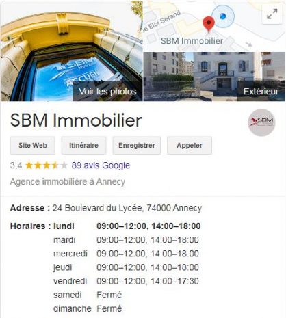 Sbm Immobilier Agence Immobiliere A Annecy SBM Reprend Ses Horaires Habituels